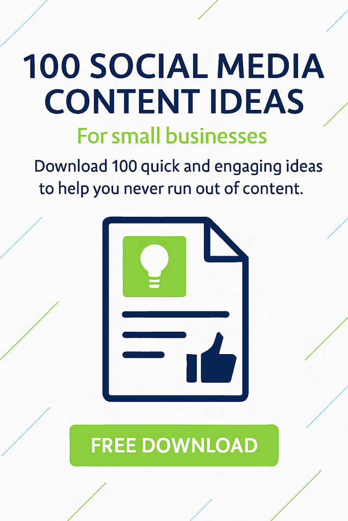 100 social media content ideas for small business owners
